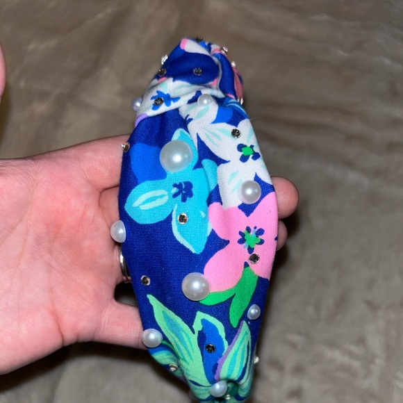 Lilly Pulitzer (non-authentic) topknot headband - Picture 2 of 2